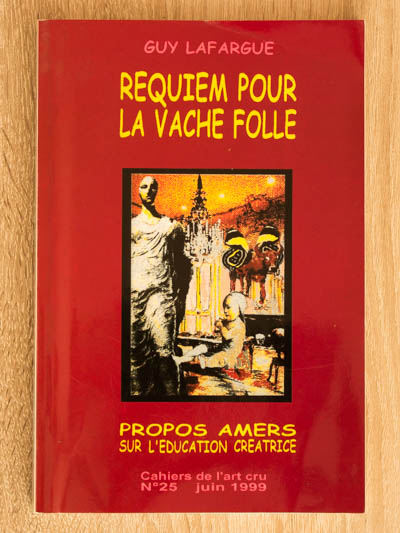 art cru livre requiem pour la vache folle